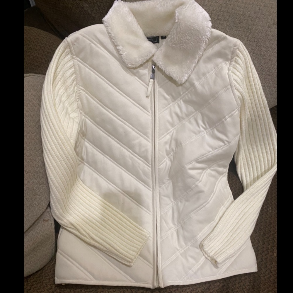 BRAND NEW Creazioni Effect Jacket/Sweater Long Sleeve Zip Up Size S